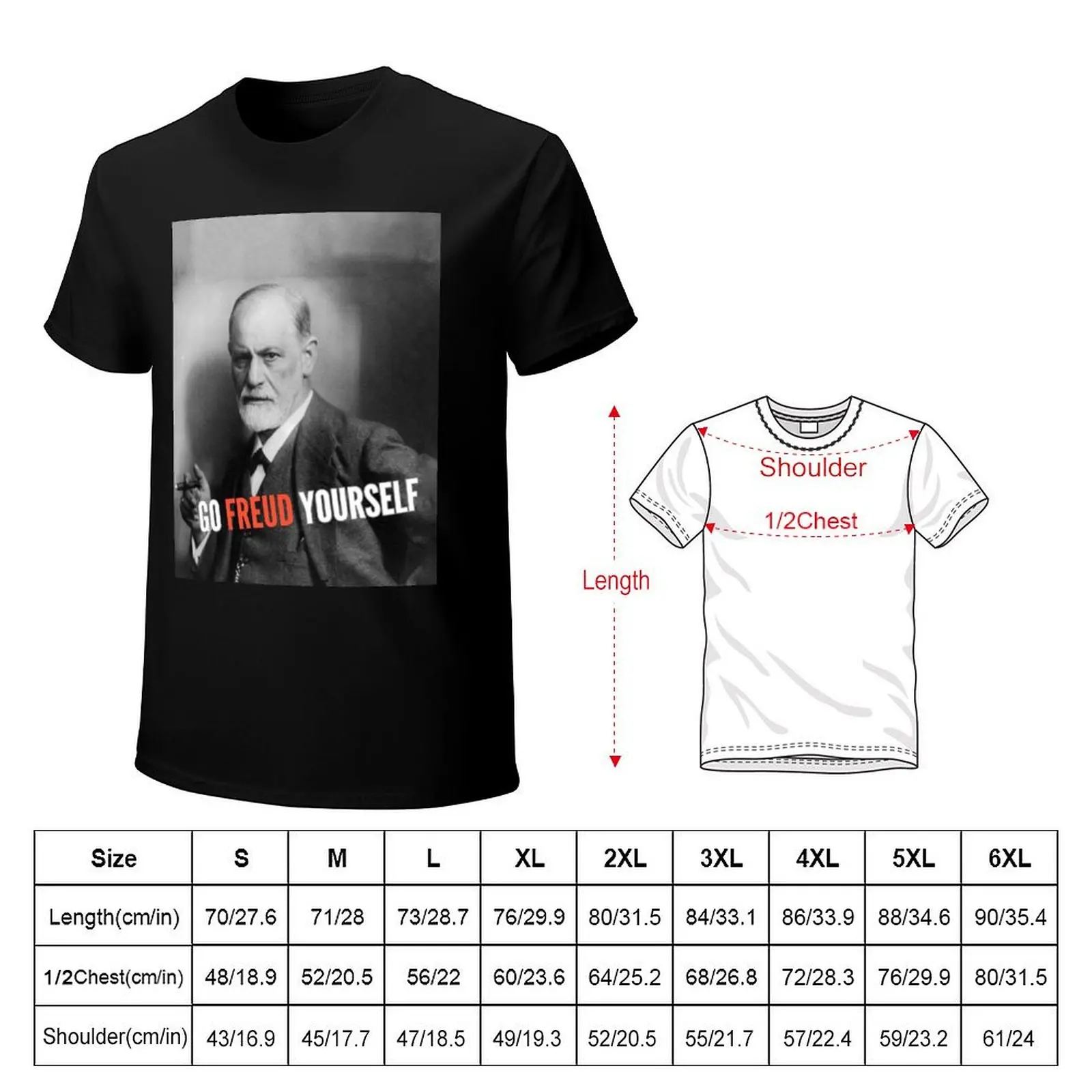 Go Freud Yourself T-Shirt Anti-Wrinkle Short Sleeve T-Shirt