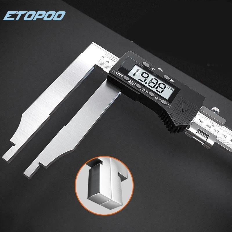 300mm long jaw digital caliper heavy duty digital vernier caliper 0-300mm with long jaw 150mm long digital slider caliper