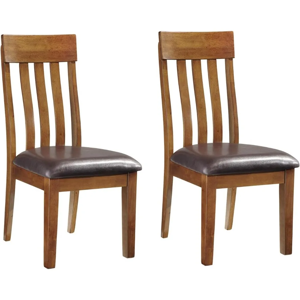 

Ralene Rake Back 19" Dining Room Chair 2 Count, Medium Brown