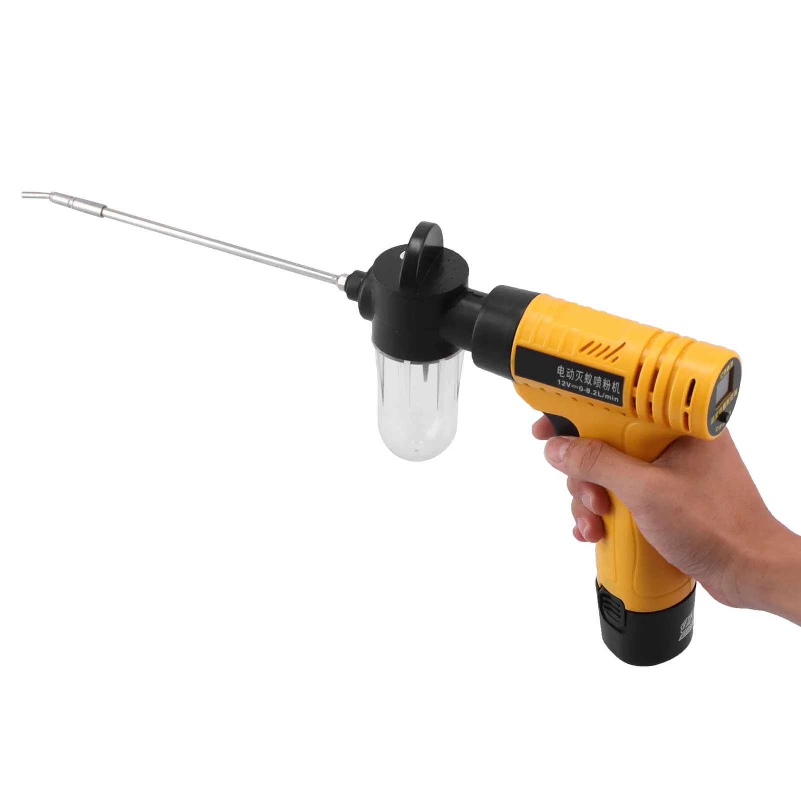 12V Electric Termite Killer Duster Portable Handheld Pest Control Spray US Plug AC100‑240V US Plug