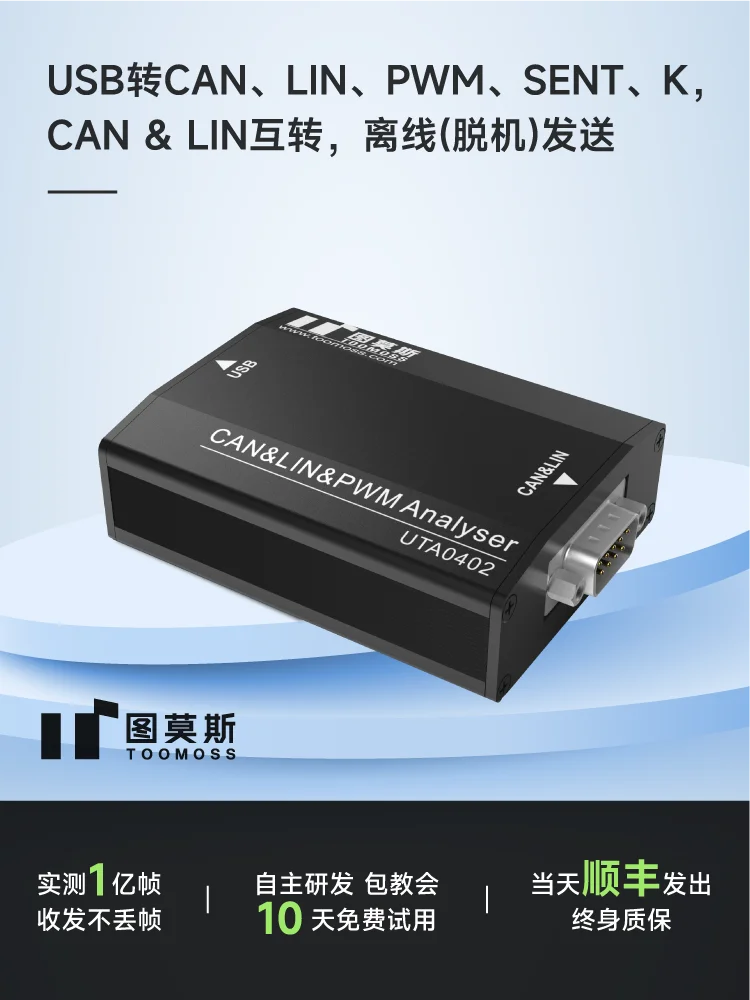 Analysis of Data Monitoring Protocol for USB to Dual Channel CAN LIN K PWM Bus Analyzer Adapter