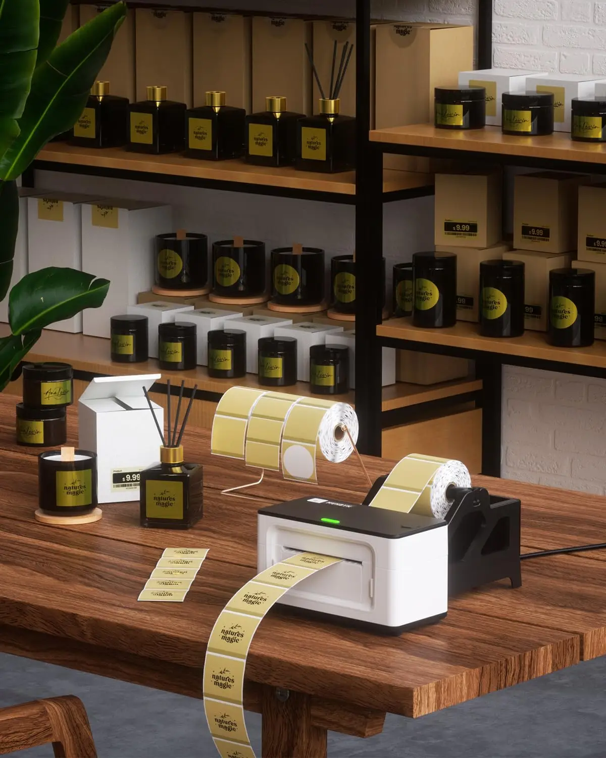 Circular label stickers in different colors are suitable for barcodes, DIY labels, home and office use, etc