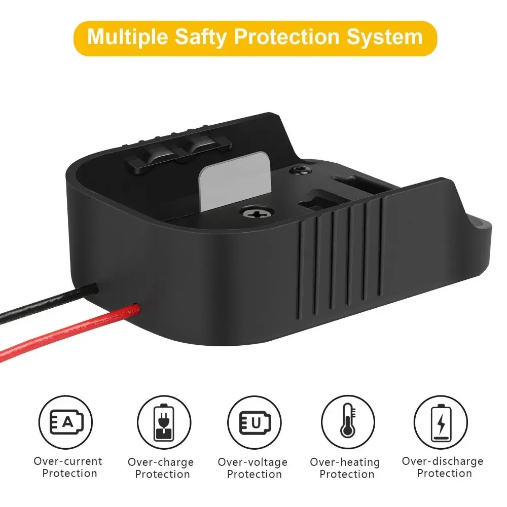 Imagem -05 - Adaptador para Makita 18v Li-ion Roda Elétrica com Conector de Chicote de Fios 12 Awg Compatível com Fisher-price 12 Volts
