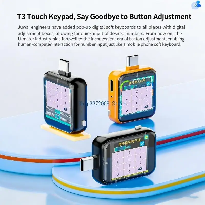  Capacitive Touch Type C Tester High Accuracy Measurements And Additional Utility Functions Such As Music Spectrum Analyzers