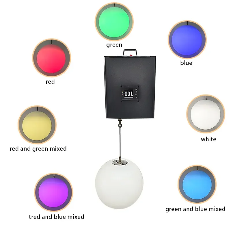 for Wedding Stage Lifting LED Ball Full Color Changing Suspension Matrix Light Elevator Hot Selling