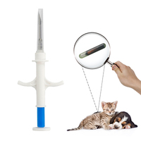 100pcs Animal Microchip Injectable 134.2KHz EM4305 FDX-B Pet Dog ID Horse Animal Tracking Chip RFID Microchip Syringe