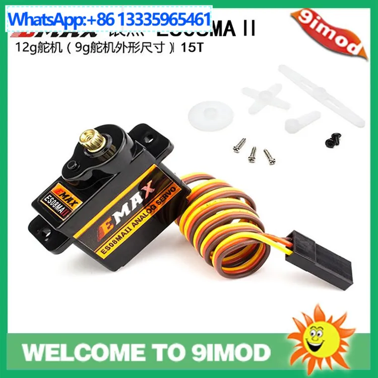 

Аналоговый сервопривод Yinyan EMAX 12G ES08MA ⅱ с металлическим редуктором 15T