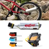 Tubo de escape para bicicleta de montaña, tubo de escape de turbina, sonido salvaje, efectos de motocicleta, herramientas de ciclismo para BMX