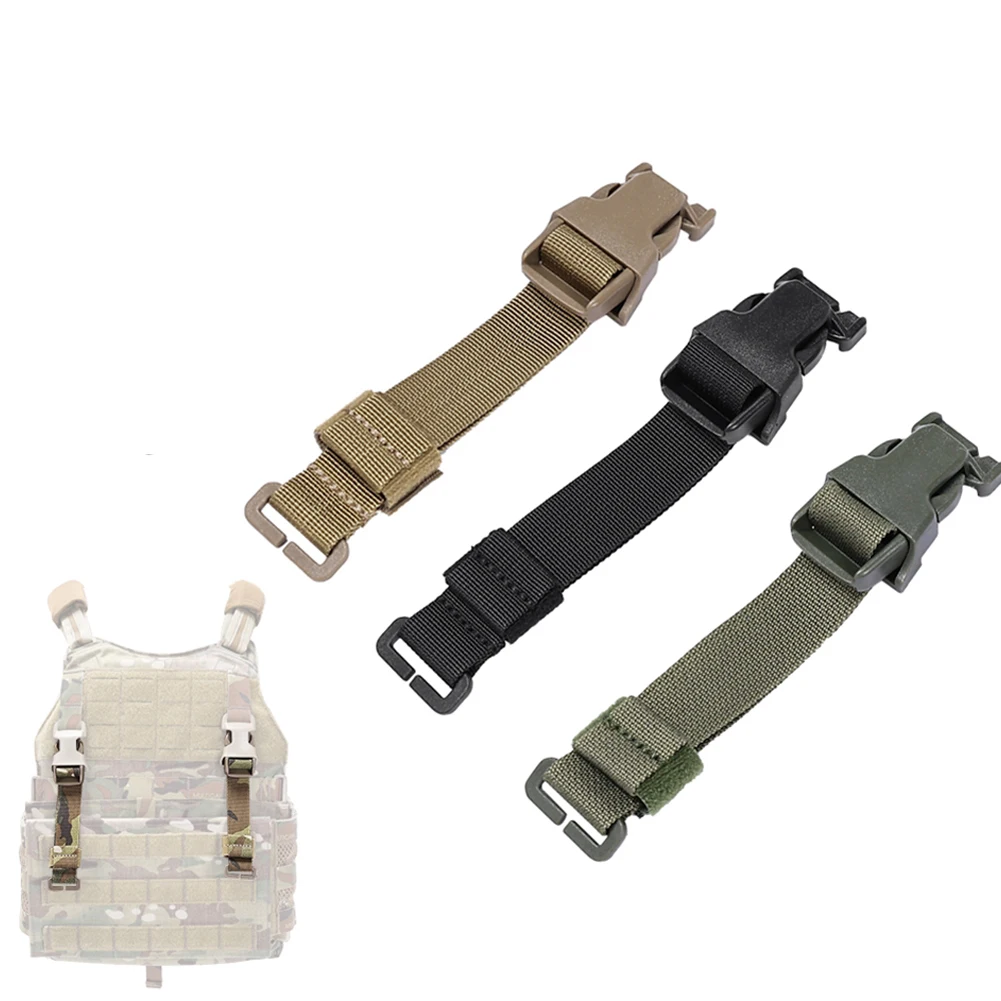 

Tactical Chest Rig To Vest Adapter Kits Webbing Plate Carrier Buckle Molle Strap Outdoor Sports Military Use