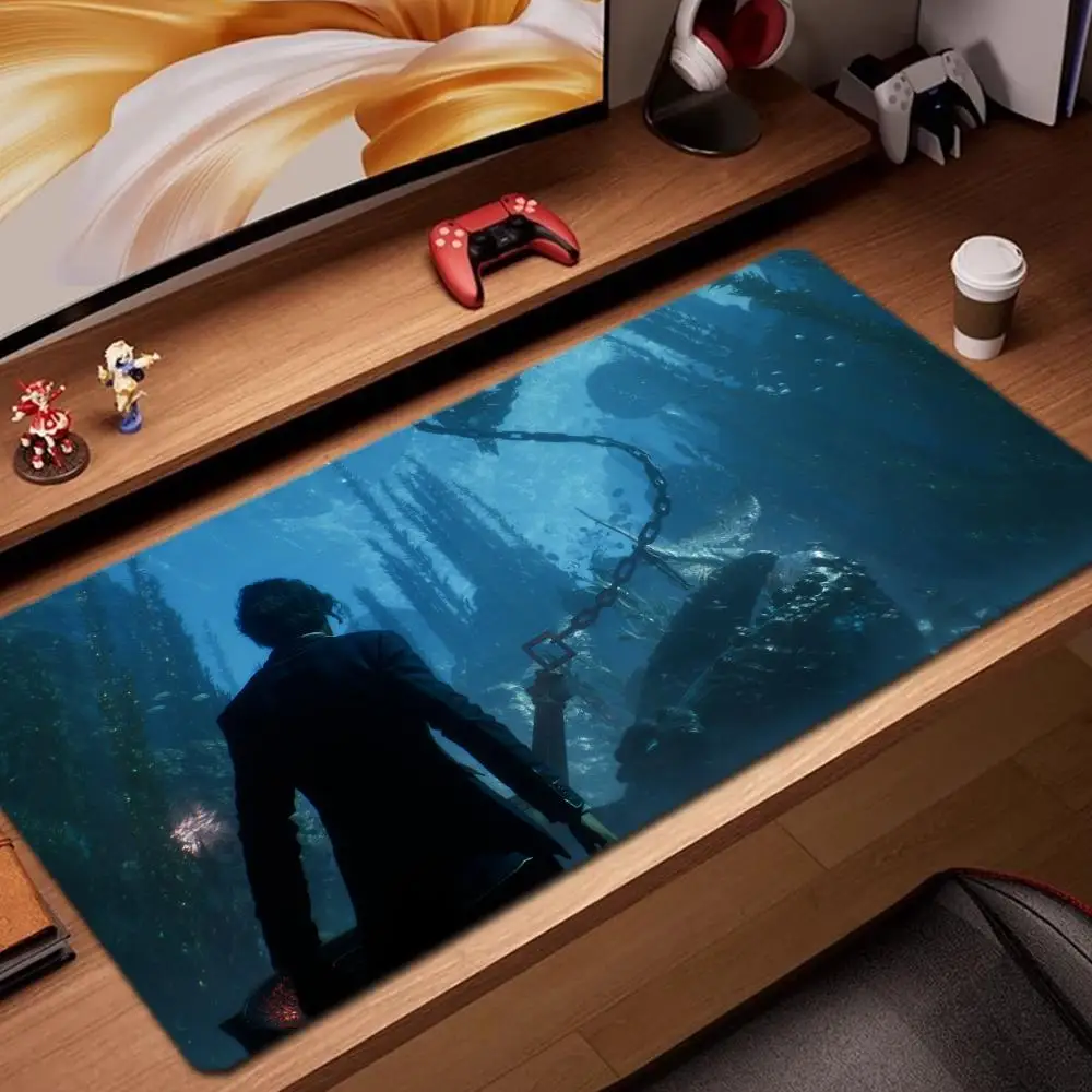 clair obscur إكسبيديشن ماوس الوسادة ملحقات الألعاب لوحة المفاتيح XXL حافة قفل كبيرة 900X400 ملم الجدول حصيرة لوحة ماوس الألعاب #1