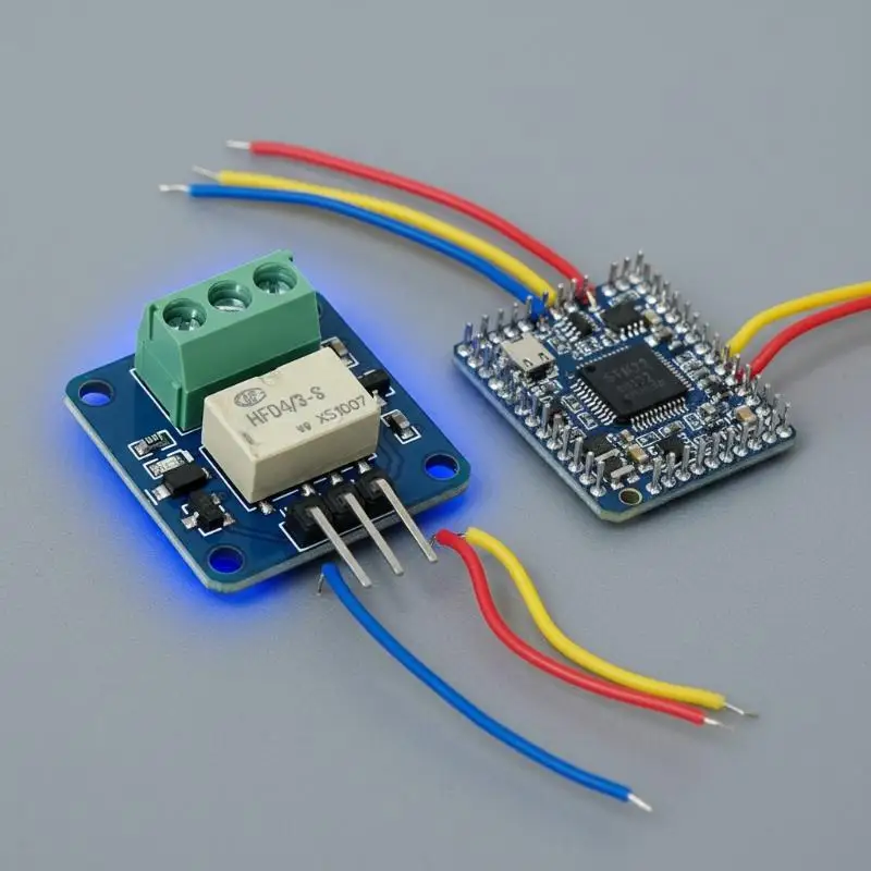 NEW HFD4/3-S Thin Relay Module 3.3V 5V Compatible STM32 51 Microcontroller Switch Board For DIY Electronic Experiment Projects