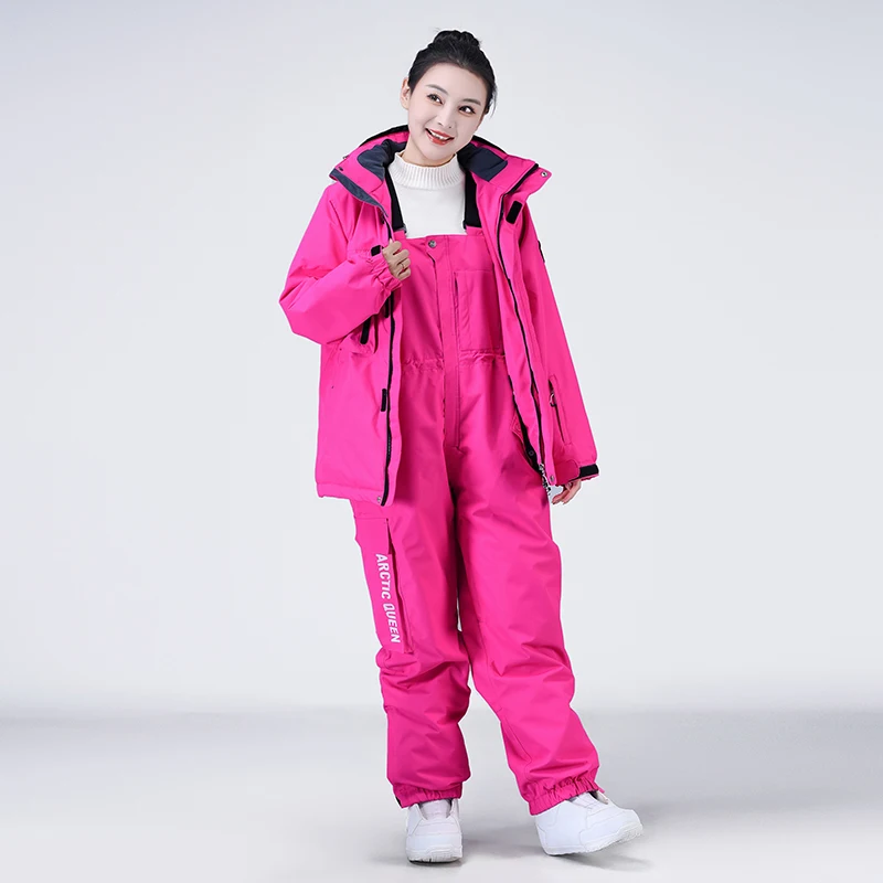 ملابس التزلج، مجموعات بدلات التزلج على الجليد، سترات التزلج على الجليد، سترات وسراويل التزلج، سراويل مرايل التزلج على الجليد، للرجال والنساء #1