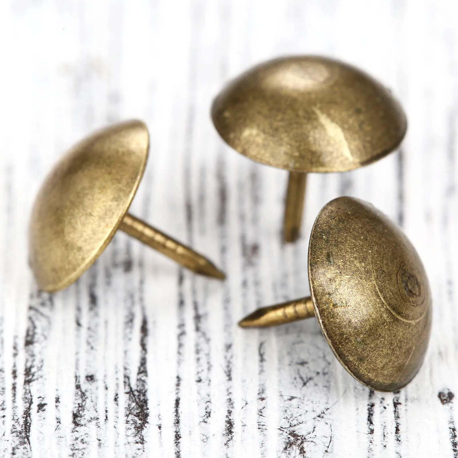100pcs Retro Upholstery Nails Antique Bronze Decorative Tack Stud Pushpin Doornail Hardware 9x9mm