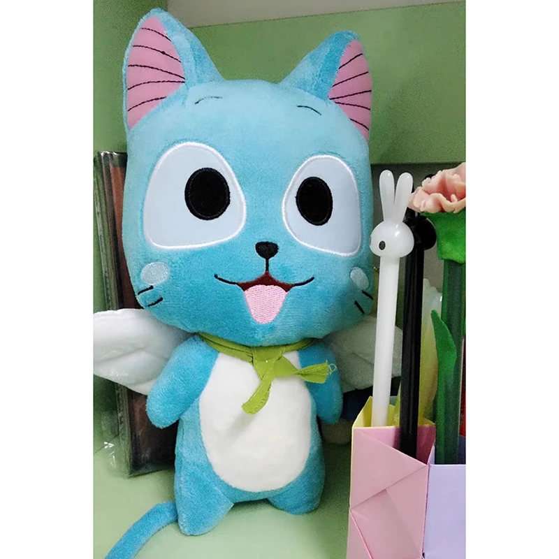 30/40/56cm Harpy peluche bambola coda di fata peluche Kawaii Cartoon Blue Cat Doll divano cuscino cuscino bambino adulto ragazzo ragazza regalo