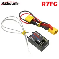 Radiolink R7FG 7 Channle 2.4G Gyro Receiver Car Voltage Transmission Telemetry 600m Long Range RX for Crawler Drifting Car RC
