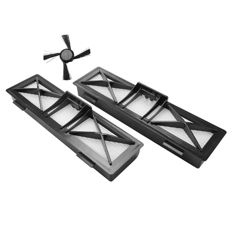 A01V-أجزاء المكنسة الكهربائية الروبوتية فلتر HEPA لسلسلة Neato Botvac D D3 D4 D5 D6 D7 D70 استبدال مرشحات فرشاة جانبية