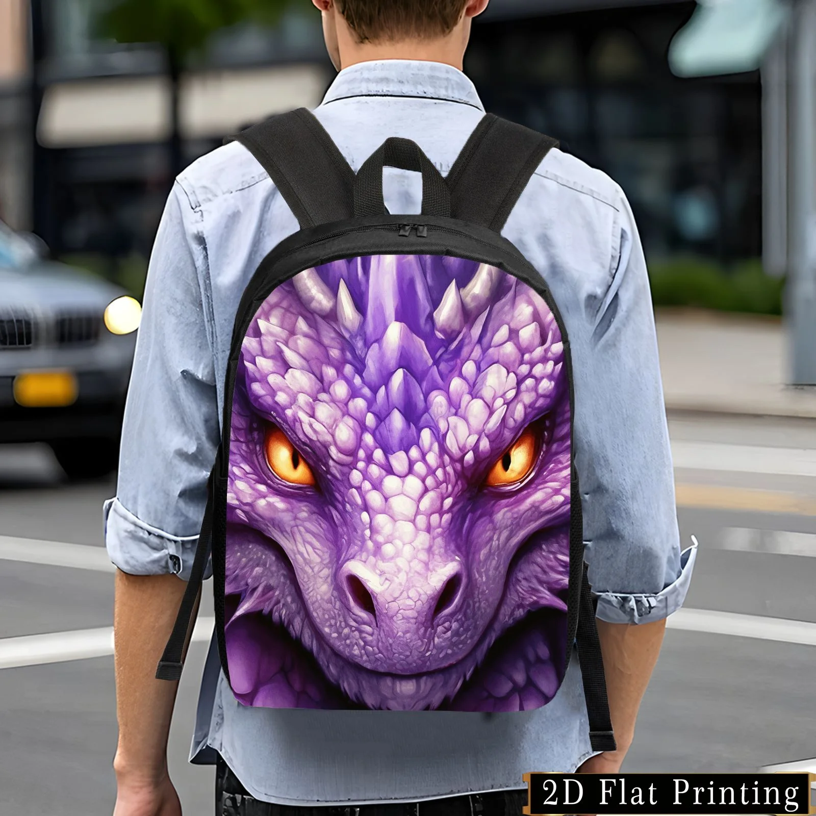 

Casual and stylish backpack, simple and personalized backpack. Creative design backpack for young people, light and large