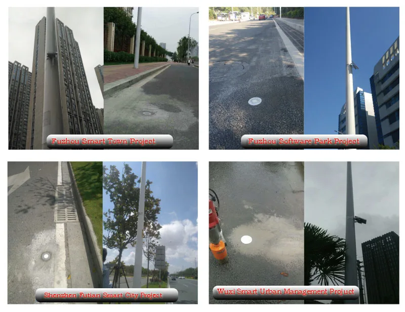 BOY-WR03-LR Terminale di telemetria Lora in acciaio inossidabile Trasmissione remota Area superficiale dello strumento di monitoraggio del livello dell'acqua urbano