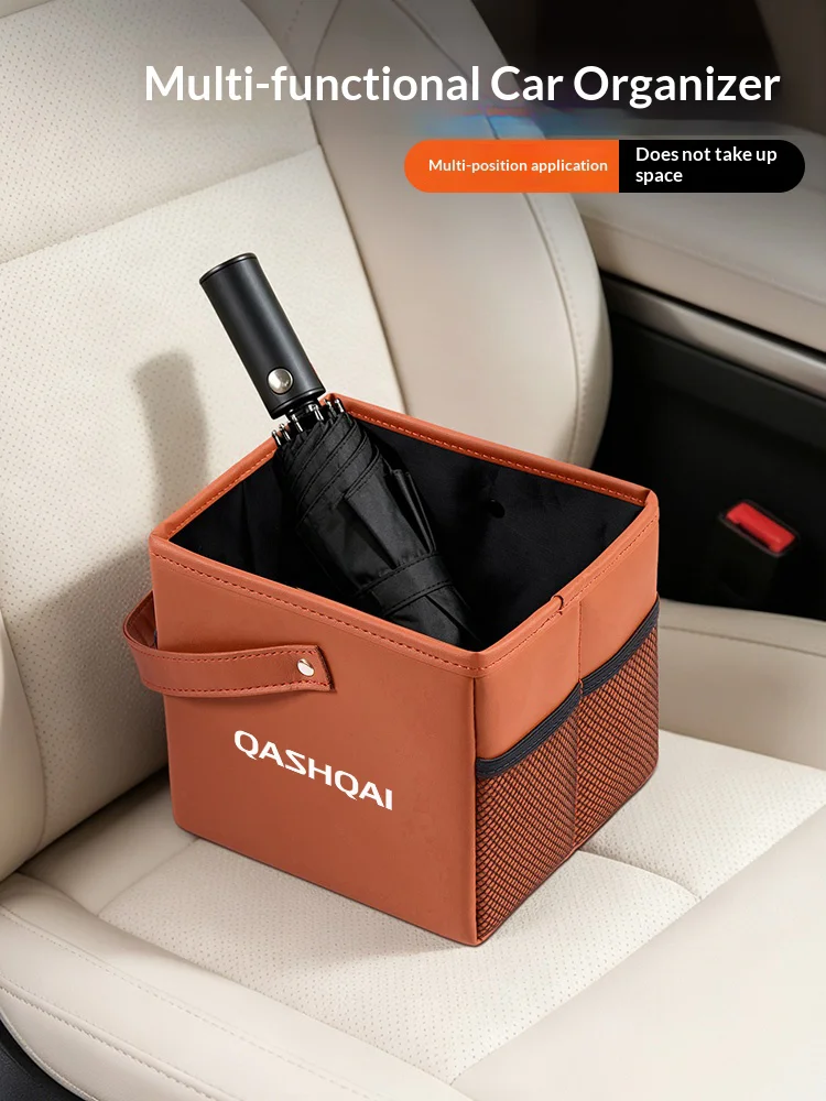 Auto-Mehrzweck-Aufbewahrungsbox, faltbare Aufbewahrungsbox, Auto-Müll-Organizer, Aufbewahrungstasche für Nissan Qashqai Zubehör