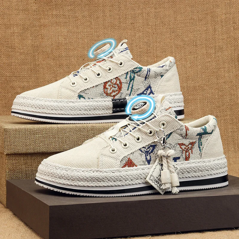 

Мужские дышащие повседневные туфли-слипоны из сетки, новинка лета 2025, универсальные, модные, с мягкой подошвой