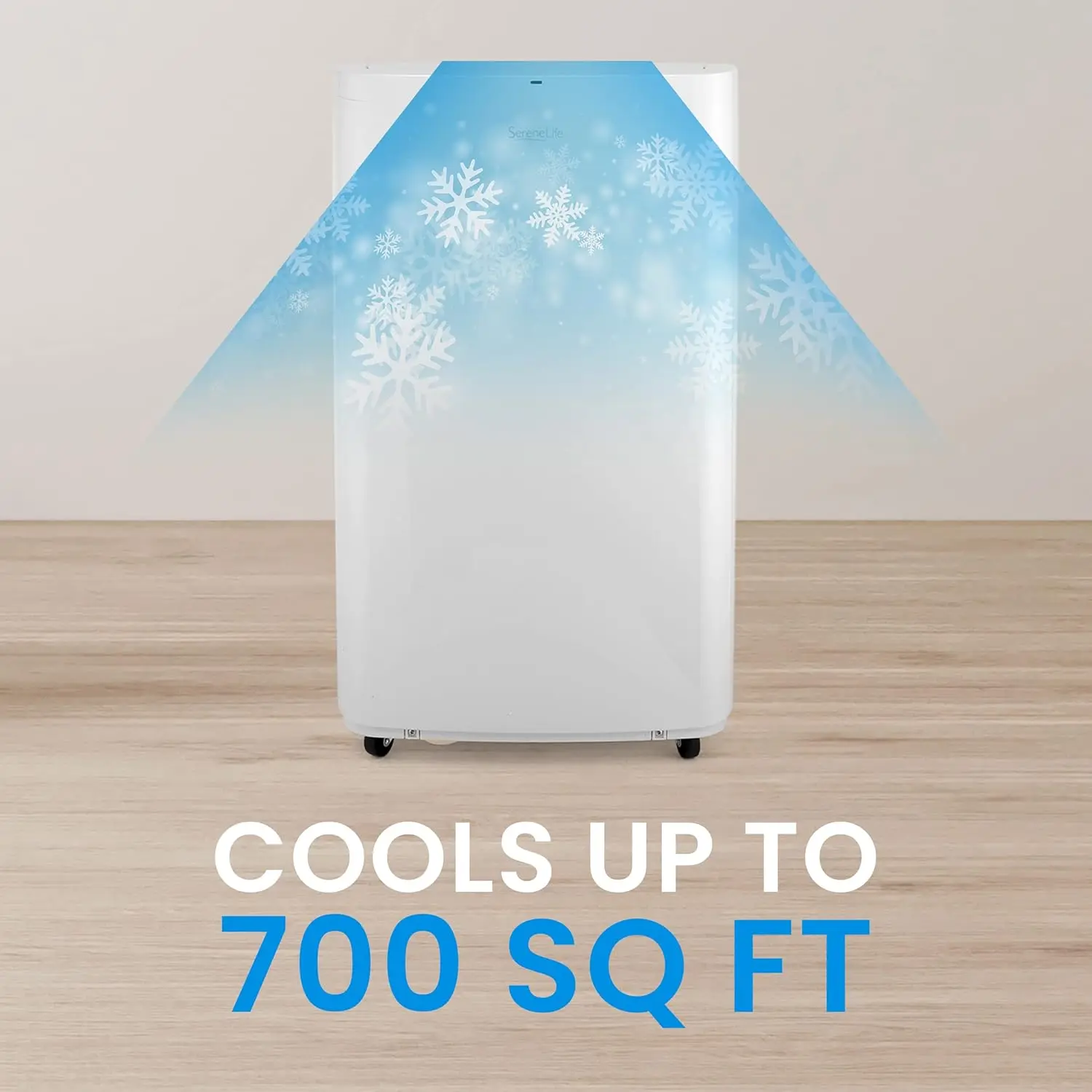 Conditioner Portable 14,000 BTU with Built-in Dehumidifier - Portable AC unit for rooms up to 650 sq ft - R