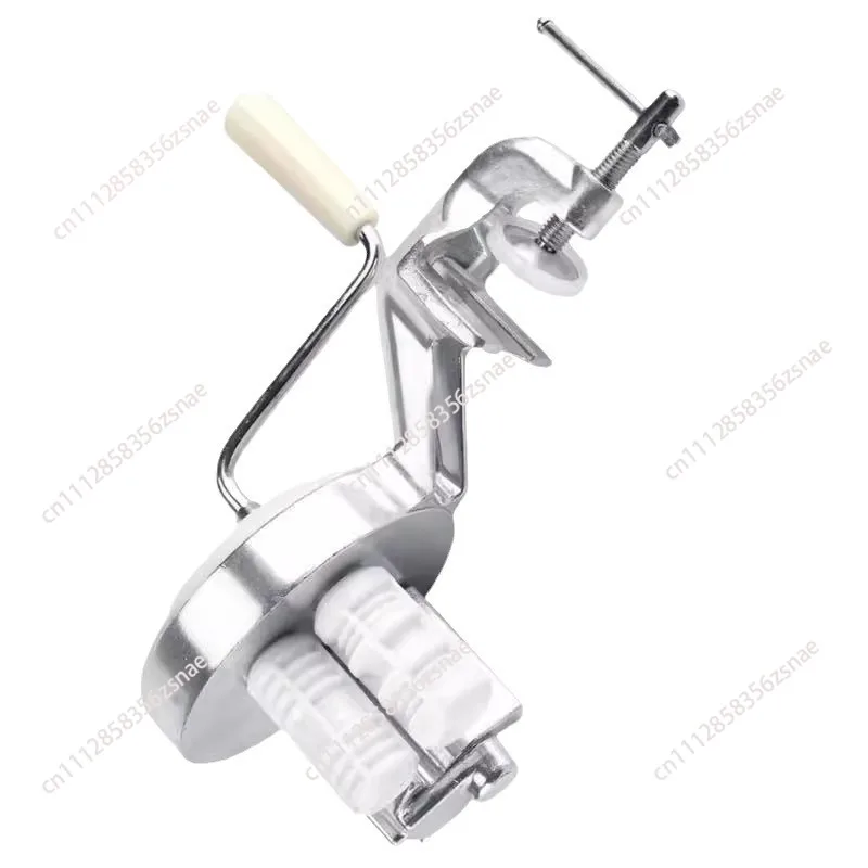 Manual Pasta Maker, Hand Crank Dough Press, Vintage Roller for Spaghetti, Macaroni & Homemade Pastry