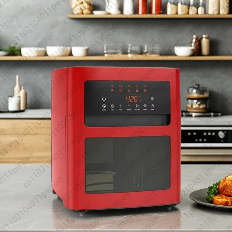 Air Fryer Oven Touch Screen 15L Oil-Free 10-in-1 Electric  Machine for Kitchen Home Use