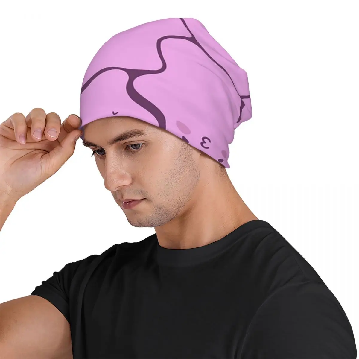Ditto Pattern (no Shiny) Men Women Adult Beanies Caps Knitting Bonnet Hat Warm Hip Hop Autumn Winter Outdoor Skullies Hats