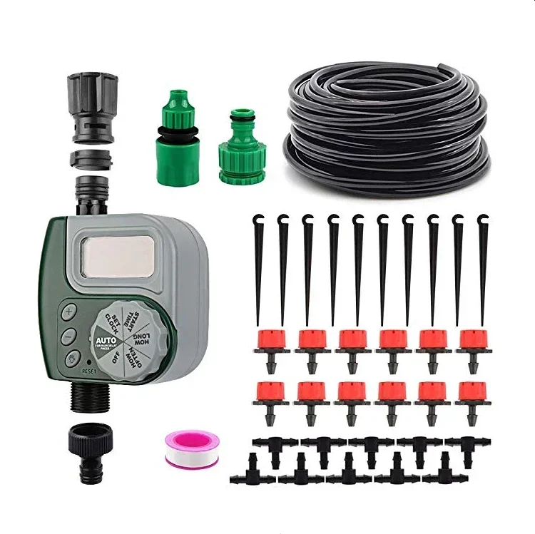 

25m diy Kit Automatic Sprinkler Micro Garden Spray Self Watering With Adjustable Dripper Customer Drip Irrigation System