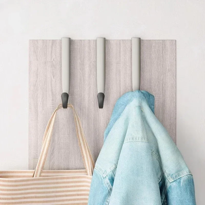 New No Drilling Required Coat Hook Rust Proof Metal Anti-slip Hook High Load Bearing Nordic Modern Minimalist Luxury Home S