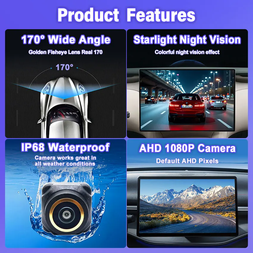 Car Front View Grille Parking Camera For Lexus RX X200t RX300 RX350 RX450h AL20 2020 Night Vision HD AHD 1080P High quality