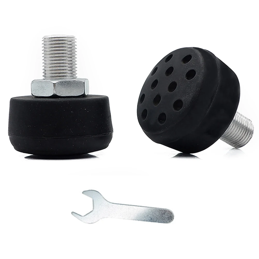 Topes de goma para patín de ruedas, 2 piezas, 15,2mm, 82A, bloque de freno con tornillos, accesorios para patinaje sobre ruedas