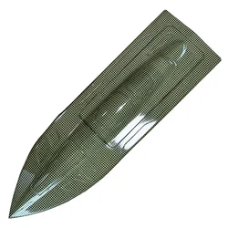 L860-W260-H150mm Miscela Tessile Kevlar Mid-O Scafo per Barca (Nuova Versione), Estratare Vuoto RC Motoscafo Modello Elettrico Senza Spazzole Barca