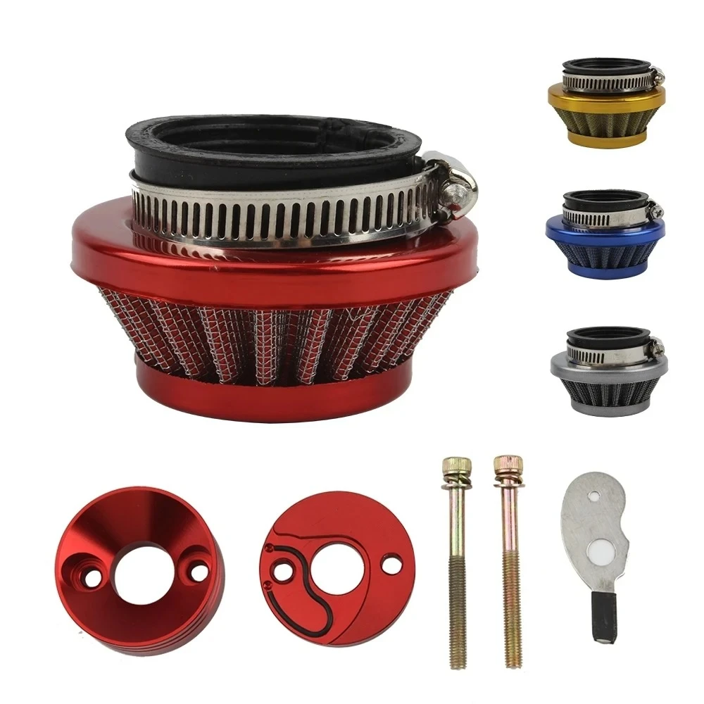 Carburetor Air Filter Adapter V-stack For 23cc 33cc 43cc Big Foot Goped Blade Scooter 47cc 49cc Pocket Bike Mini Dirt ATV