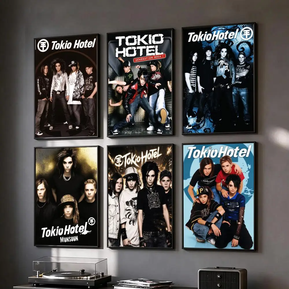 Band Tokio Hotel Poster HD Printing Vintage Luxe Home Decor Wall Art for the Living Rooms Entryways Gift