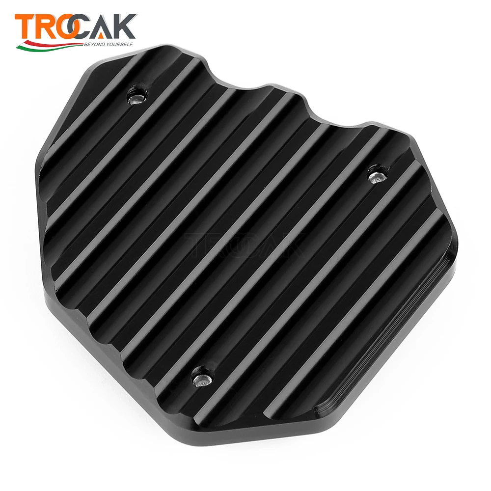 Suporte lateral da motocicleta Placa de pé ampliada, Extensão Kickstand Pad, Extensão antiderrapante, KTM 790, DUKE 790, 2017-2023, 2019, 2020, 2021, 2022