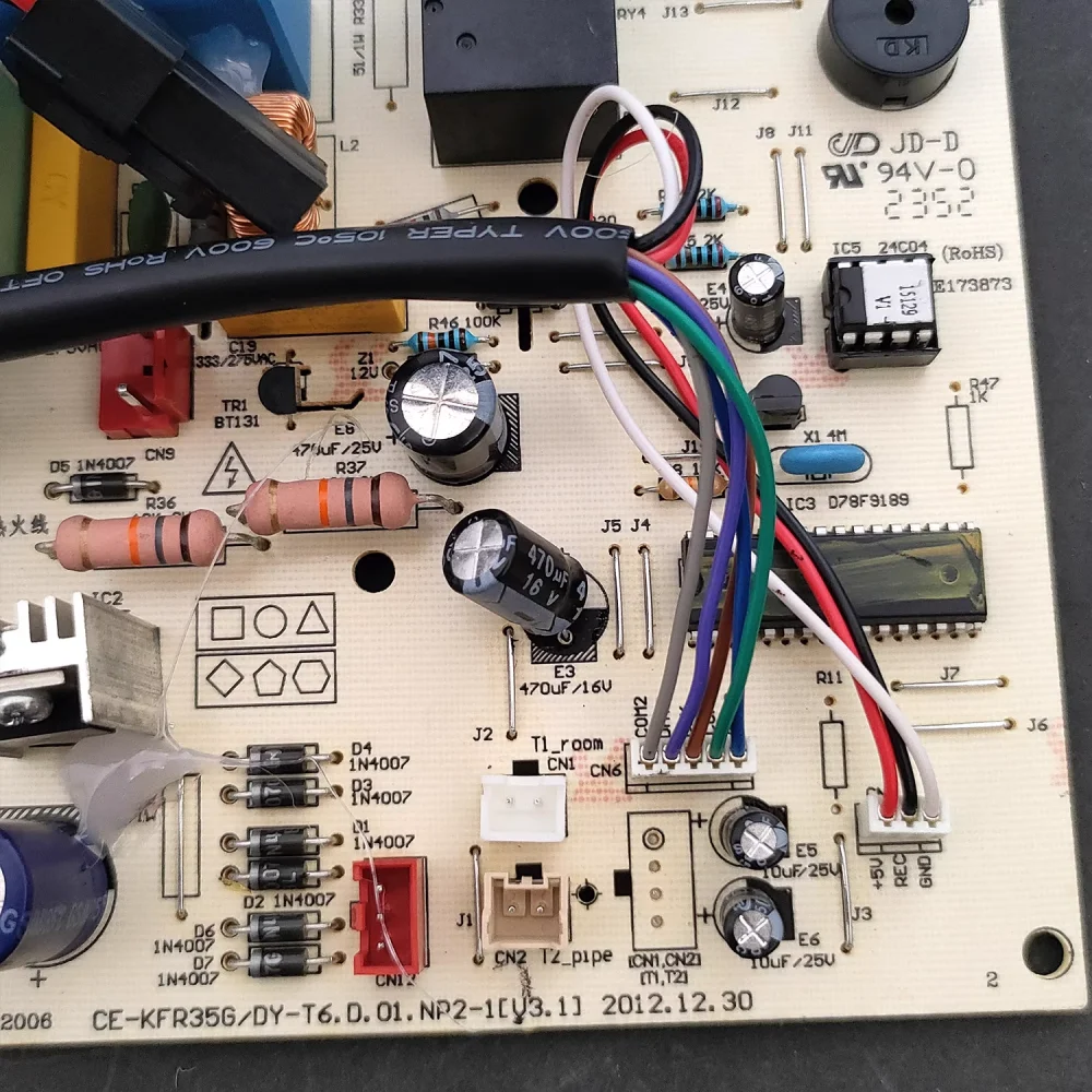 Настенная материнская плата кондиционера KFR-23/26/32/35G/DY-FA/FB/FC(E1)FA/FC(R2 Код материала: 17122000A00499