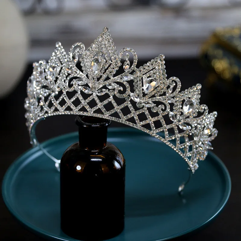 CC Crowns for Women Wedding Hair Accessories Bridal Headbands Engagement Hairbands Shining Crystal Tiaras Luxury Coronets AN081