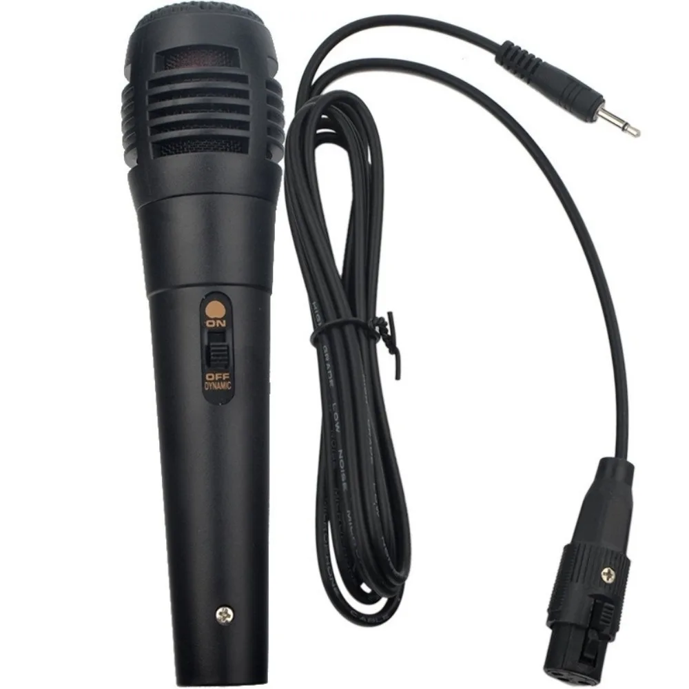 New Professional Dynamic Microphone Split-type Wired Vocal Mic Portable 3.5/6.35mm Voice Tube Karaoke Recording