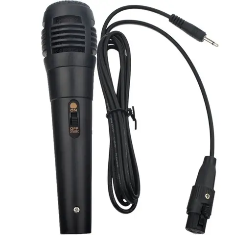 New Professional Dynamic Microphone Split-type Wired Vocal Mic Portable 3.5/6.35mm Voice Tube Karaoke Recording