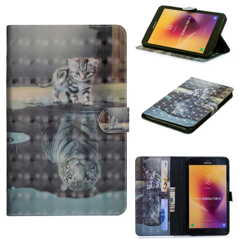 3D Shiny Funda Tablet For Samsung galaxy Tab A SM T595 T590 T597 Cover Cute Protective case for tablet samsung tab a t590 cover