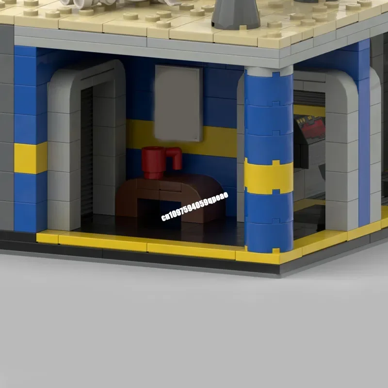 새로운 유명 난민 게임 시리즈 핵 대피소 보물 Moc 도시 스트리트 뷰 모델 맞춤 퍼즐 DIY 창의적인 아이디어 어린이 장난감 선물