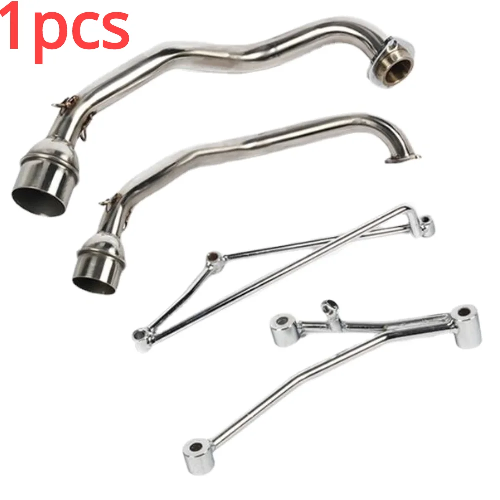 

For GY6 Motorcycle Modification Scooter Exhaust Pipe Front Section GY6125 Bracket Tripod Fixing Bracket for Gn125 Gs150 Jh70