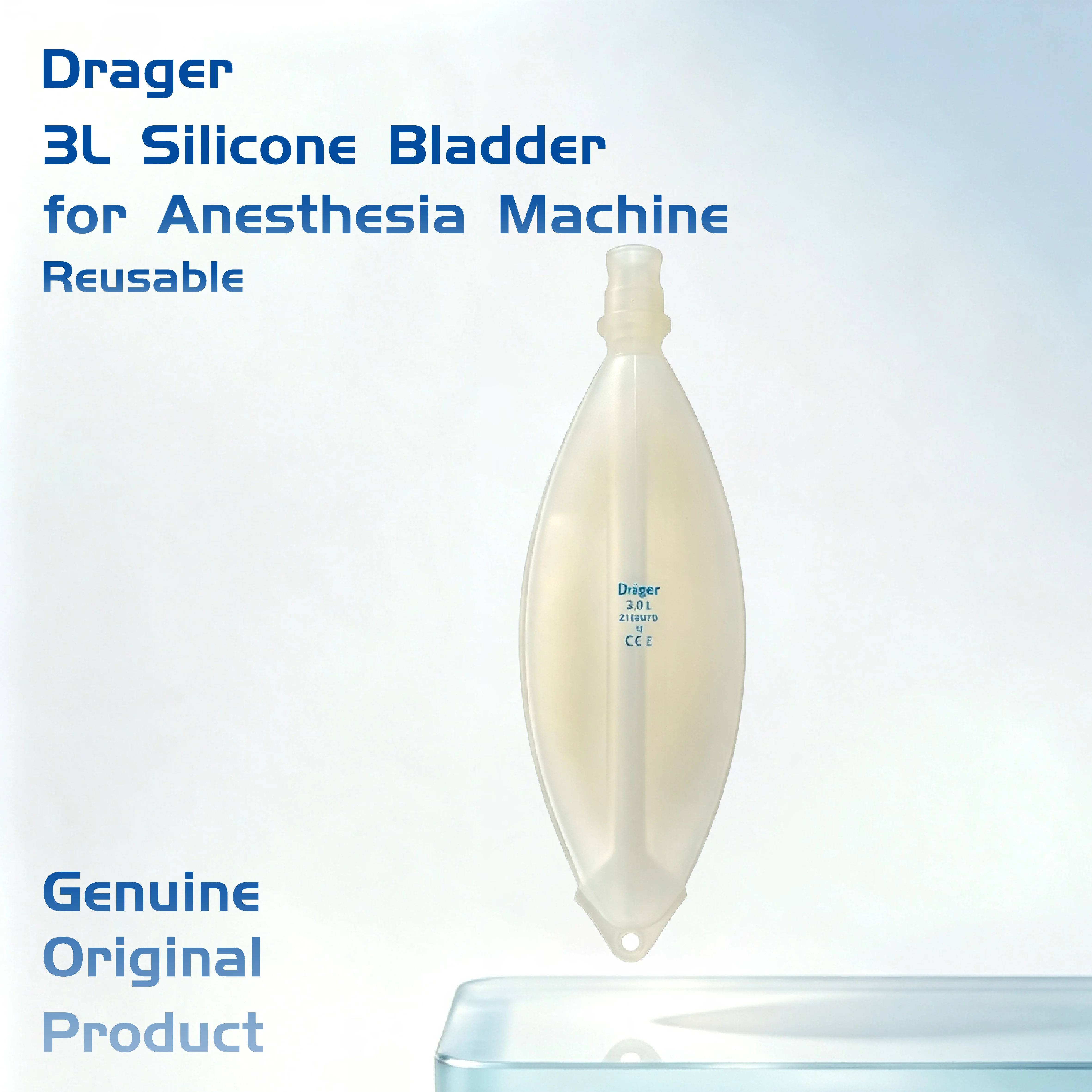 Drager 2166070 Resable,Breathing Bag,3 L, Natural Rubber Latex, Silicon by Draeger Inc.