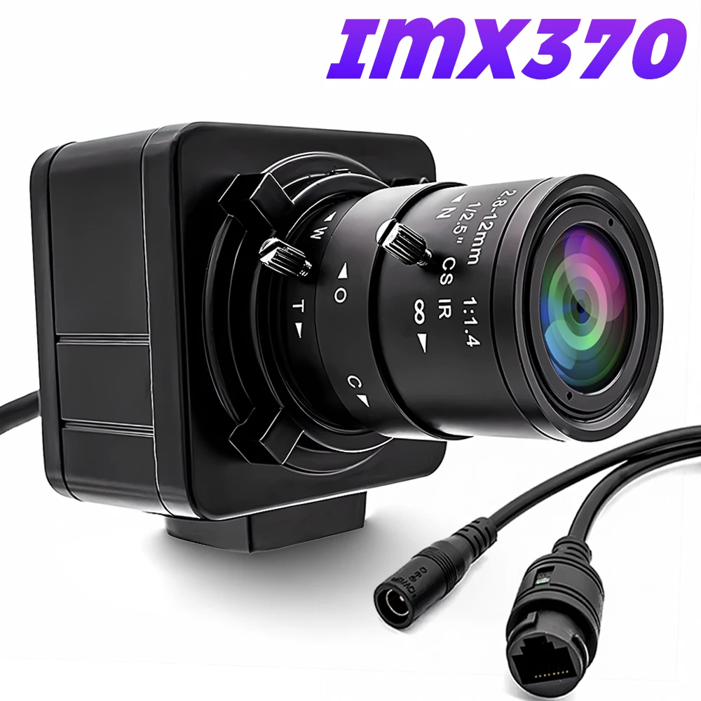 

WGWK 1080P 60FPS IP Camera Module 2MP IMX307 CMOS Ultra Low-illumination 2.8-12mm Varifocal Lens RTSP Onvif POE Security Webcam