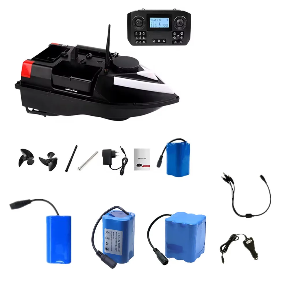 

7.4V 5200mAh 12000mAh 20000mAh Battery 3in1 Cable For ZV6 RC Boat Parts For ZV6 parts Battery