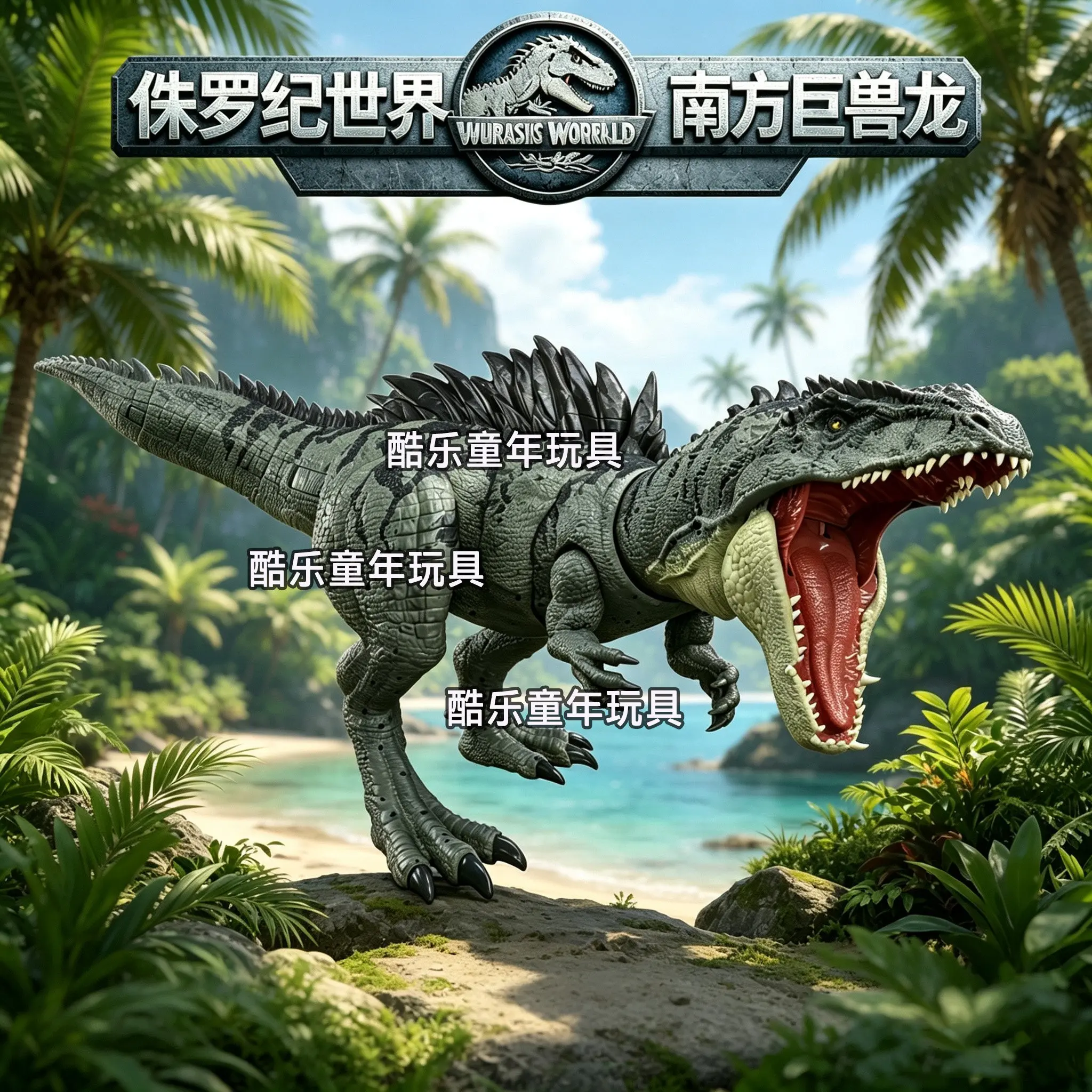 

New Jurassic World Giganotosaurus Dinosaur Toy With Sound Effect Articulated Collectible Model Gift For Adult Collectors