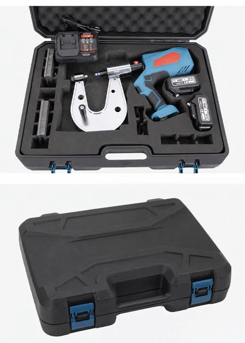 Car Aluminum Body Hydraulic Riveting Machine Aluminum Rivets Electric Riveting Gun Sheet Metal Stamping Riveting Tools 150*65mm
