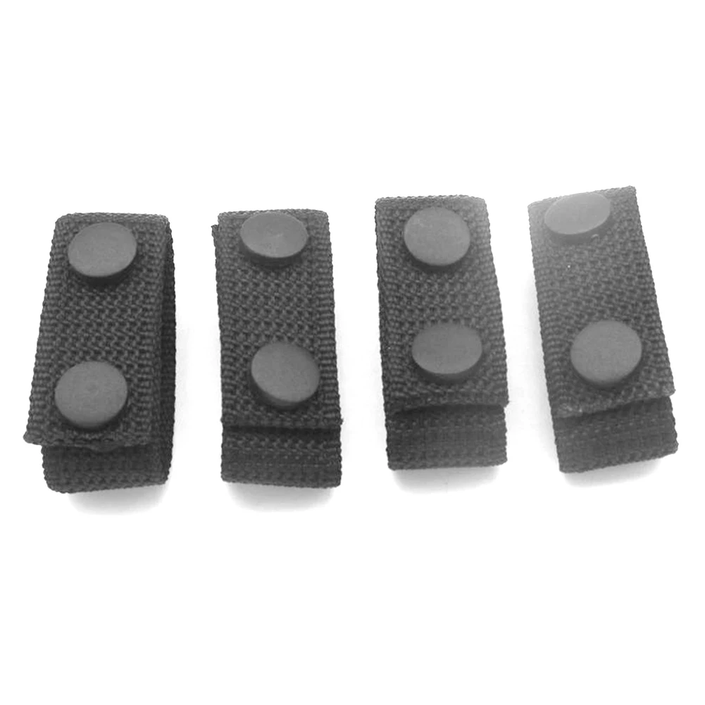 Belt Keeper Set of 4 for 2 to 2.25 Inch Belts Constructed from High Tensile Nylon Webbing with Double Fastening Points