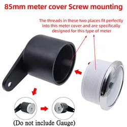 1 Piece 85mm Universal Single Hole Car Gauge Holder Mount Holder Pillar Pod Bracket Aluminum Black Meter Cover Brackets